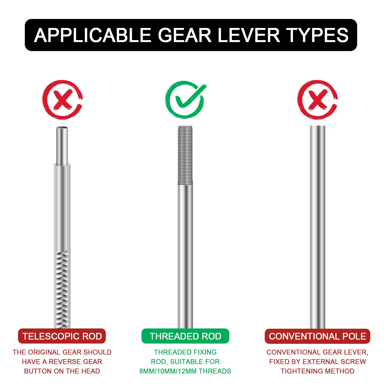 Crystal LED Gear Shift Knob